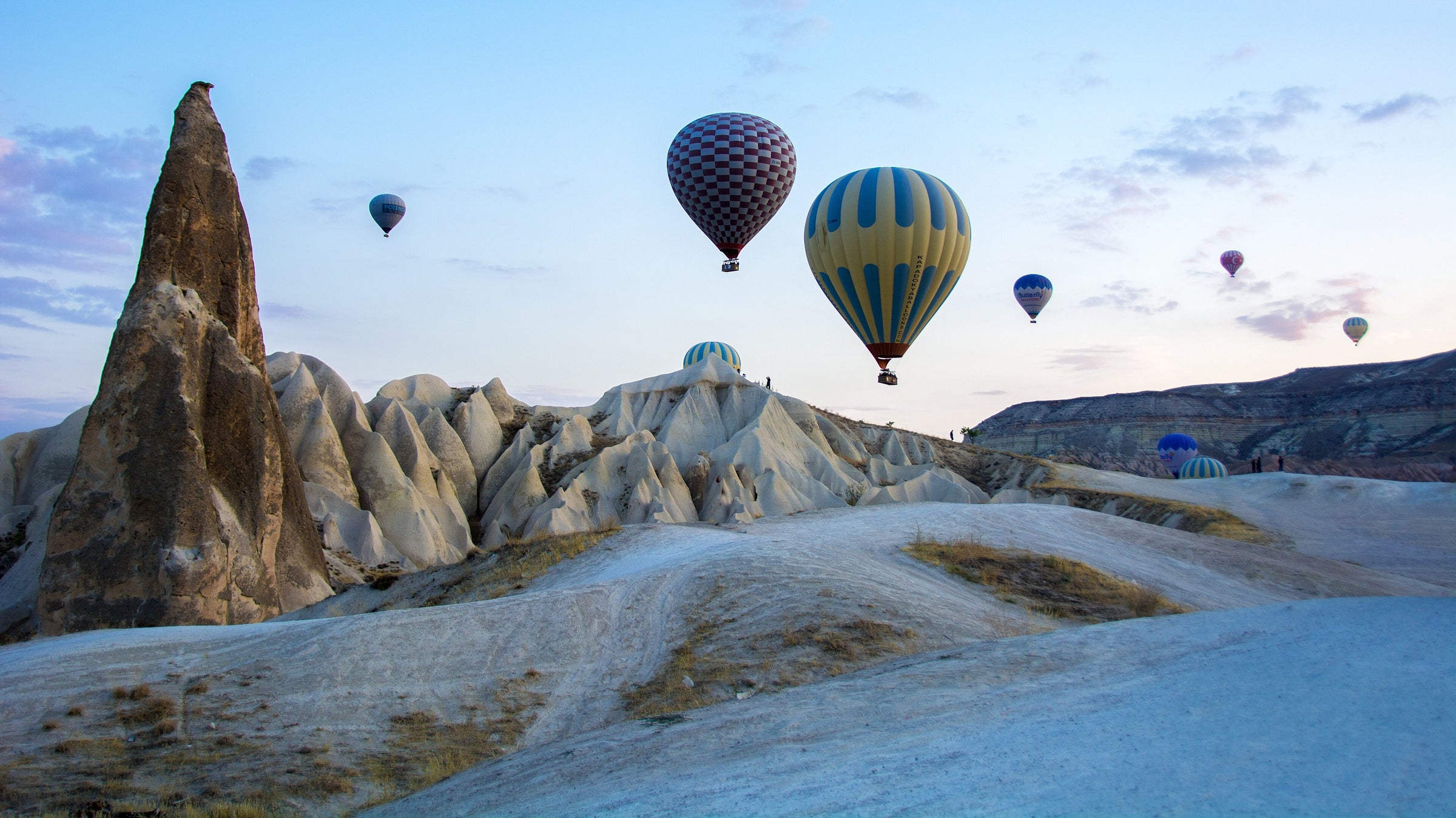 Hot air balloons over Goreme National Park, Cappadocia