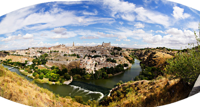 Panorama of Toledo above the Tagus, Spain