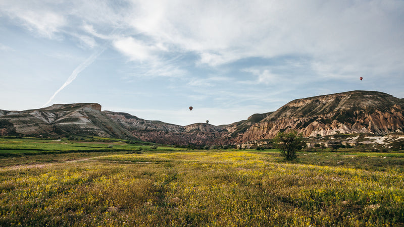 Balloon flight at sunrise over Cappadocia